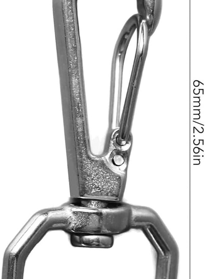 6 قطع من خطافات الربيع من الفولاذ المقاوم للصدأ 316، حلقات D، خطافات التثبيت لأشرطة الحزام وأطواق الحيوانات الأليفة - Image 3