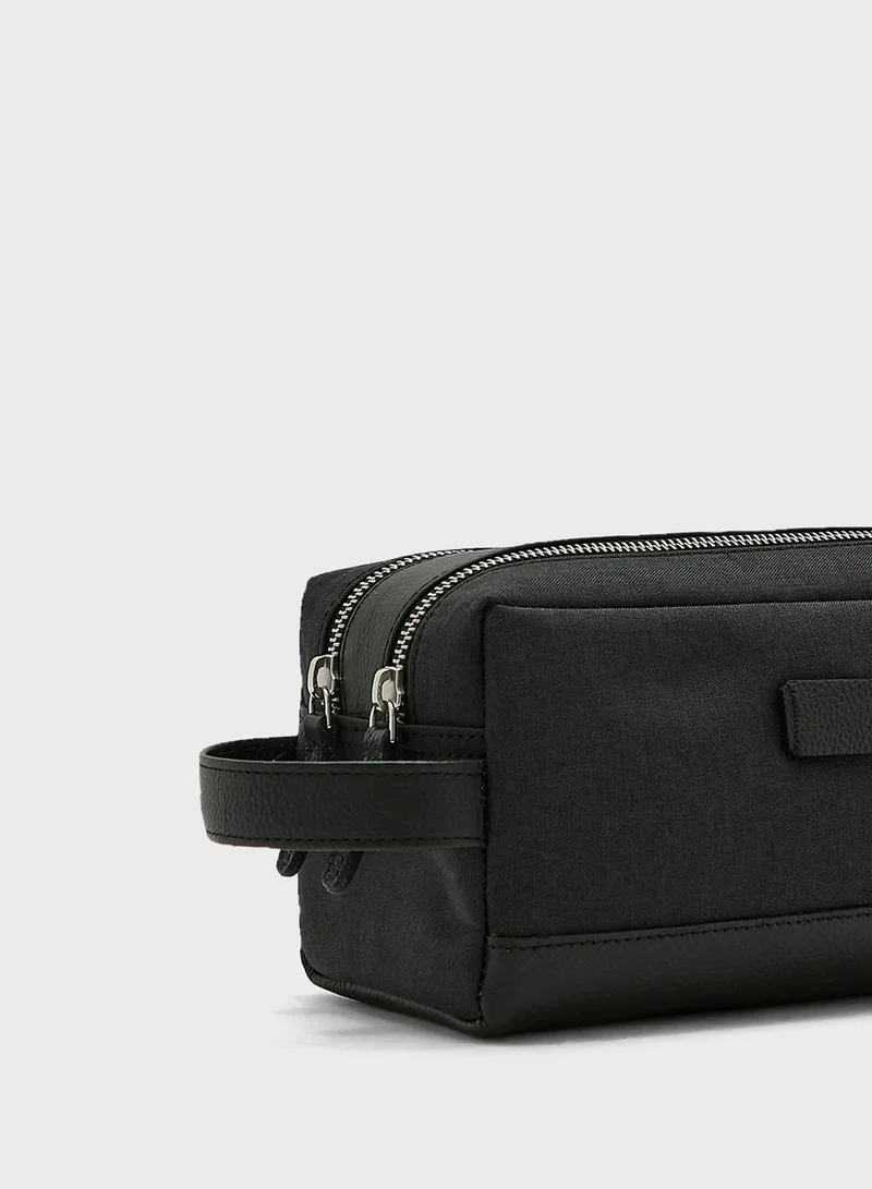 Seventy Five Dual Compartment Men'S Essential Washbag