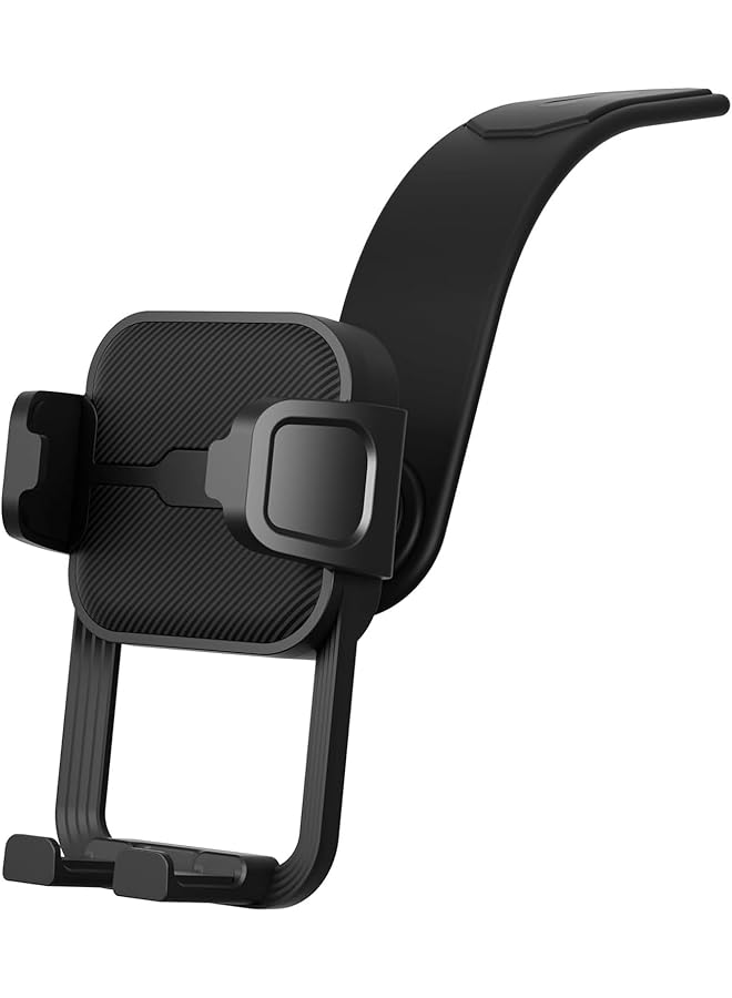 إيروريكس حامل هاتف للسيارة عالمي يثبت على لوحة القيادة والزجاج الأمامي وحامل هاتف للسيارة وحامل هاتف قابل للطي مصنوع من سبائك التيتانيوم للآيفون والهواتف الذكية التي تعمل بنظام أندرويد - Image 1