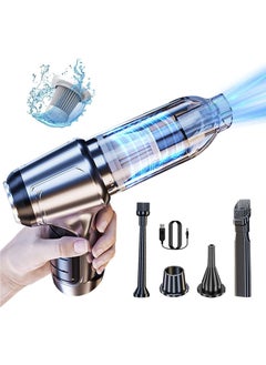 German Cordless Portable Car Vacuum Cleaner, 19000Pa Small Handheld Electric Dual-Purpose Blower and Dust Collector Suitable for Couch and Home Cleaning