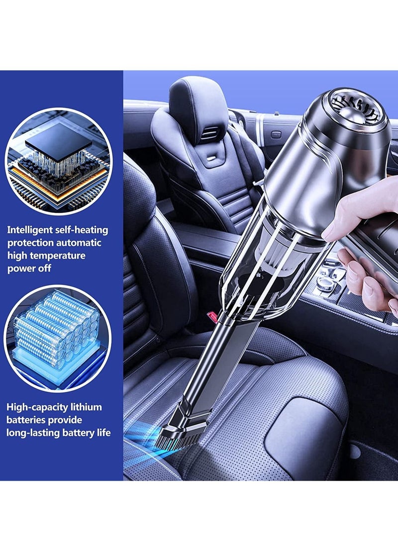 Vermaney - German Cordless Portable Car Vacuum Cleaner, 19000Pa Small Handheld Electric Dual-Purpose Blower and Dust Collector Suitable for Couch and Home Cleaning - Image 1