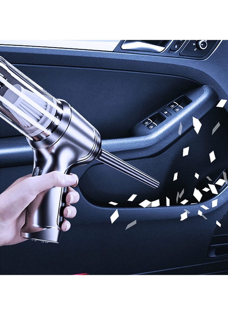 Vermaney - German Cordless Portable Car Vacuum Cleaner, 19000Pa Small Handheld Electric Dual-Purpose Blower and Dust Collector Suitable for Couch and Home Cleaning - Image 1