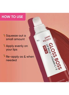 Dot & Key Cocoa Lip Balm With Shea Butter (12Gm) For Naturally Glowing And Hydrated Lips | With Spf 30 For Sun Protection + Vitamin C + E | Lipbalm For Dry & Dark Lips | Lip Balm For Women  - Image 3