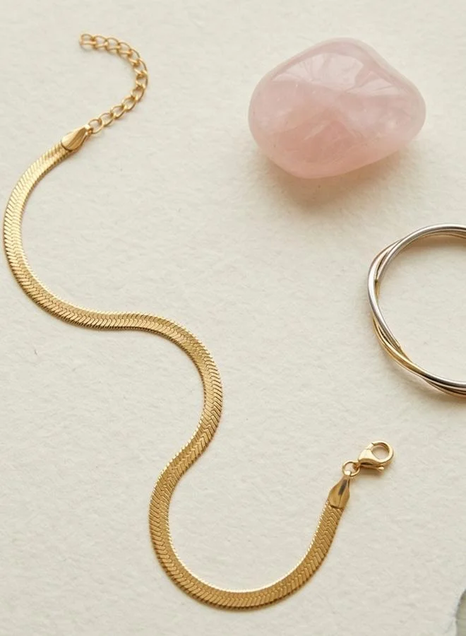 Take Two  Flat Chain Anklet for Women | Best Price UAE