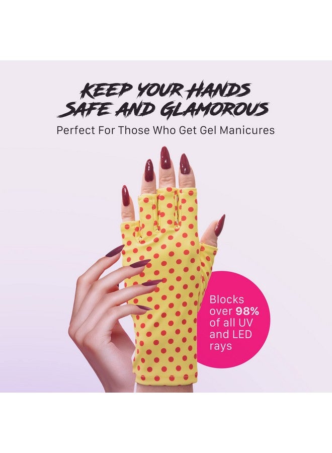 ManiGlovz The Original Upf 50+ Uv Light Protective Nail Gloves Gel Manicure Gloves And Anti Uv Fingerless Gloves For Women Can Be Used As Sun Protection Gloves For Driving Nude - Image 5
