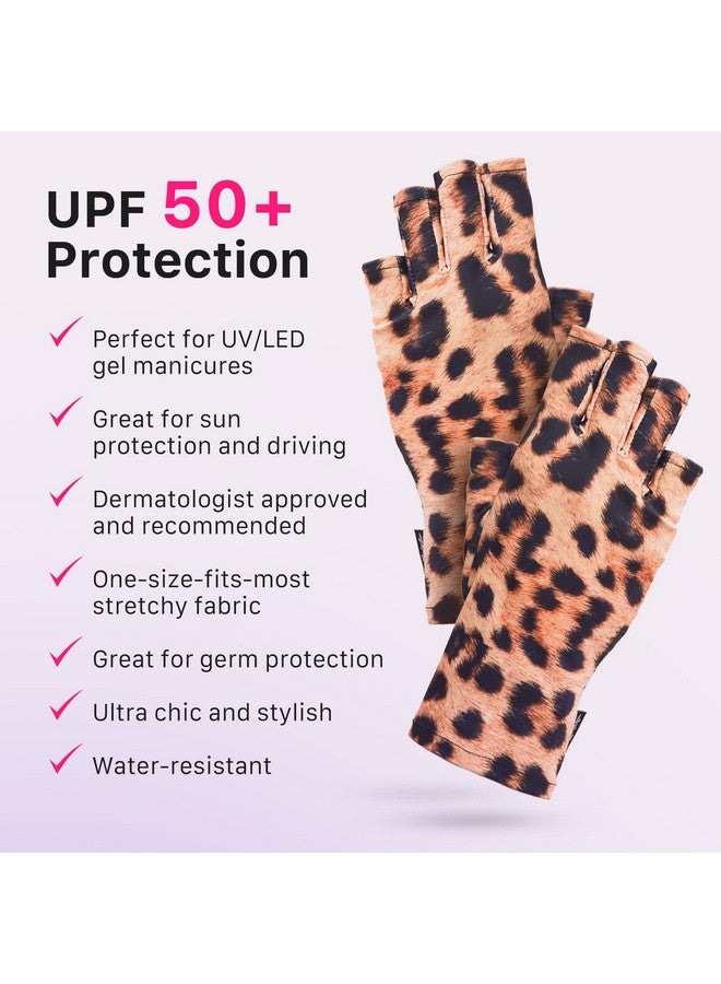 ManiGlovz The Original Upf 50+ Uv Light Protective Nail Gloves Gel Manicure Gloves And Anti Uv Fingerless Gloves For Women Can Be Used As Sun Protection Gloves For Driving Nude - Image 3