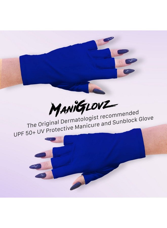ManiGlovz The Original Upf 50+ Uv Light Protective Nail Gloves Gel Manicure Gloves And Anti Uv Fingerless Gloves For Women Can Be Used As Sun Protection Gloves For Driving Nude - Image 2