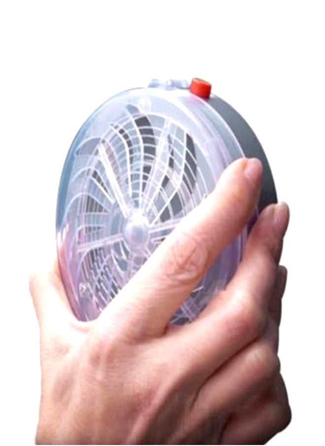 NIBEMINENT - Solar Powered Pest Zapper With UV Lamp Grey 10.000x10.500x6.000cm - Image 1