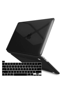 Generic New MacBook Pro 13 Inch Case 2022 2021 2020 M1 A2238 A2289 A2251 A2159 A1989 A1706 A1708 Hard Shell Case & Keyboard Cover for Mac Pro 13 Touch Bar- Black  - Image 1