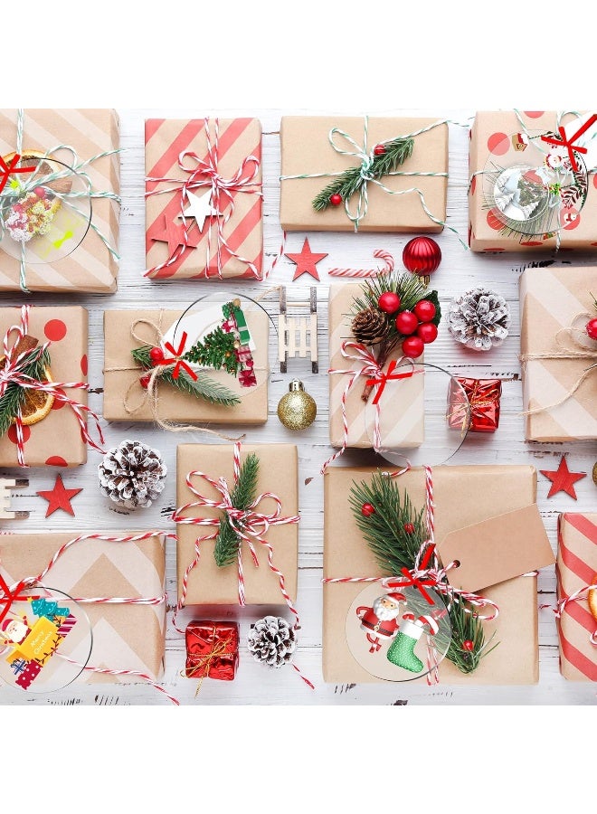 TPGP 80 Pieces Acrylic Christmas Ornament Blank Transparent Acrylic Tag Round Lantern Peach Heart Shapes for Christmas Home Party DIY Craft Decorations (Round Style)  - Image 3