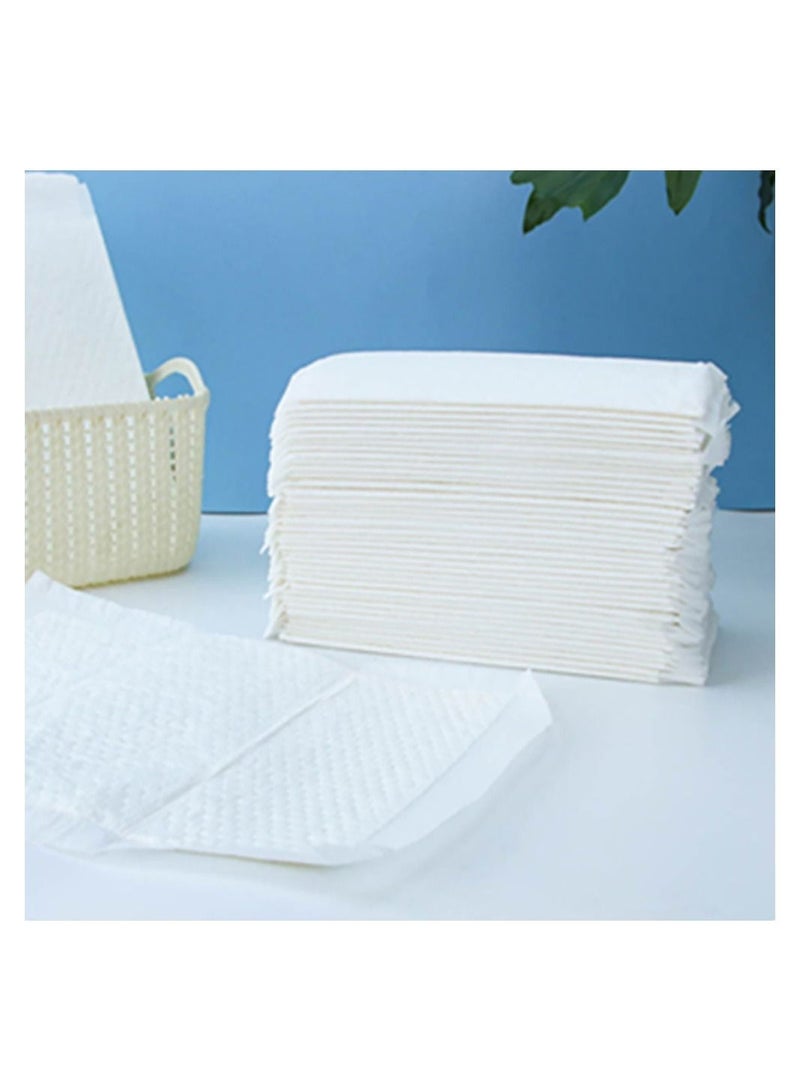 Little Story 20-Pieces Disposable Diaper Changing Mats - White - Image 3