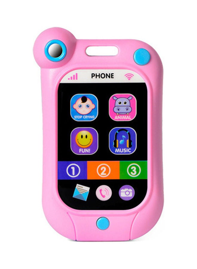 لعبة محاكاة علي شكل هاتف بشاشة تعمل باللمس للتعلم المبكر للأطفال 13x7.5سم - Image 1