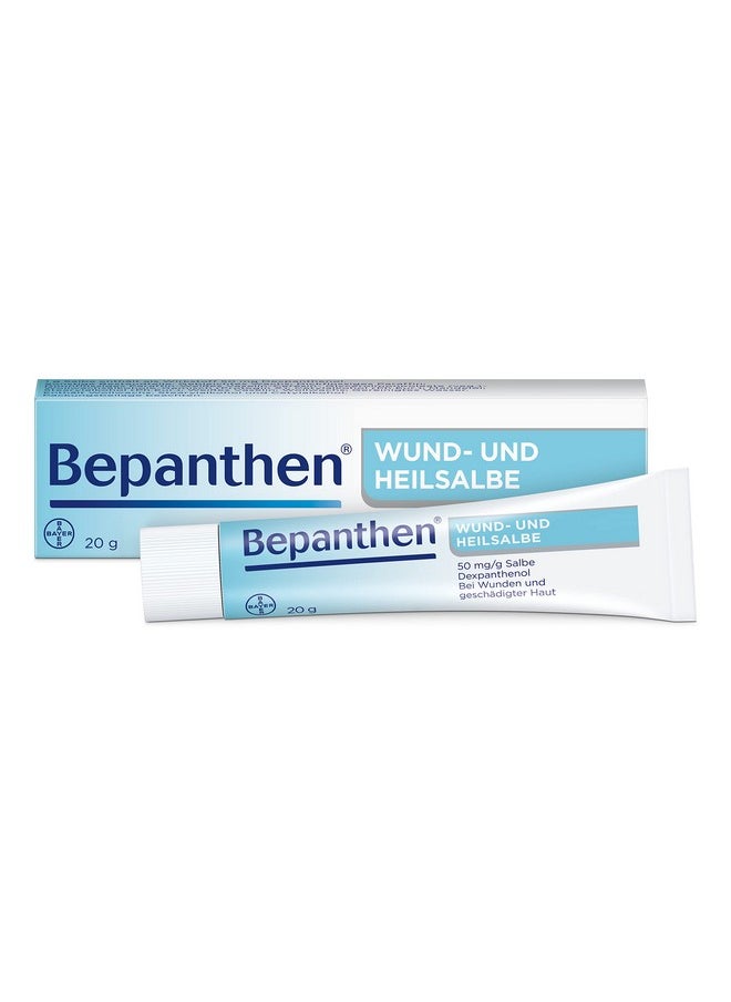 Bepanthen Wound And Healing Ointment, Supports Healing Of Small, Superficial Wounds And Scaly-Cracked Skin Areas, 20G/ 0.70 Fl.Oz  - Image 1