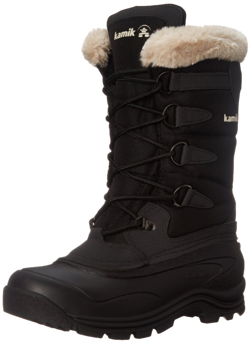 Kamik Women's Shellback Insulated Winter Boot,Black,6