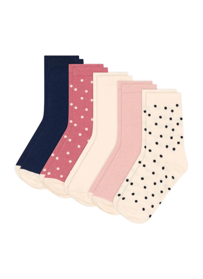 بيتي باتو Children's spotty cotton socks - 5-pack