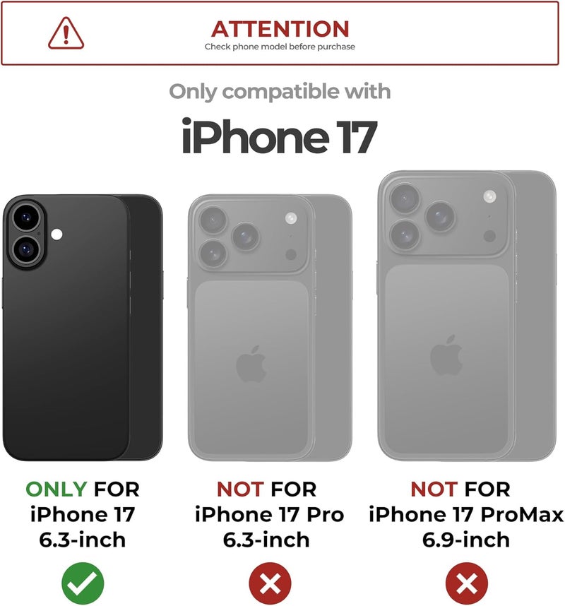 ديكسنور حافظة لـ iPhone 17 مع غطاء كاميرا منزلق وحامل قابل للتعديل وواقي شاشة مدمج، متوافقة مع MagSafe، حافظة متينة مغناطيسية، أخضر عسكري - Image 2