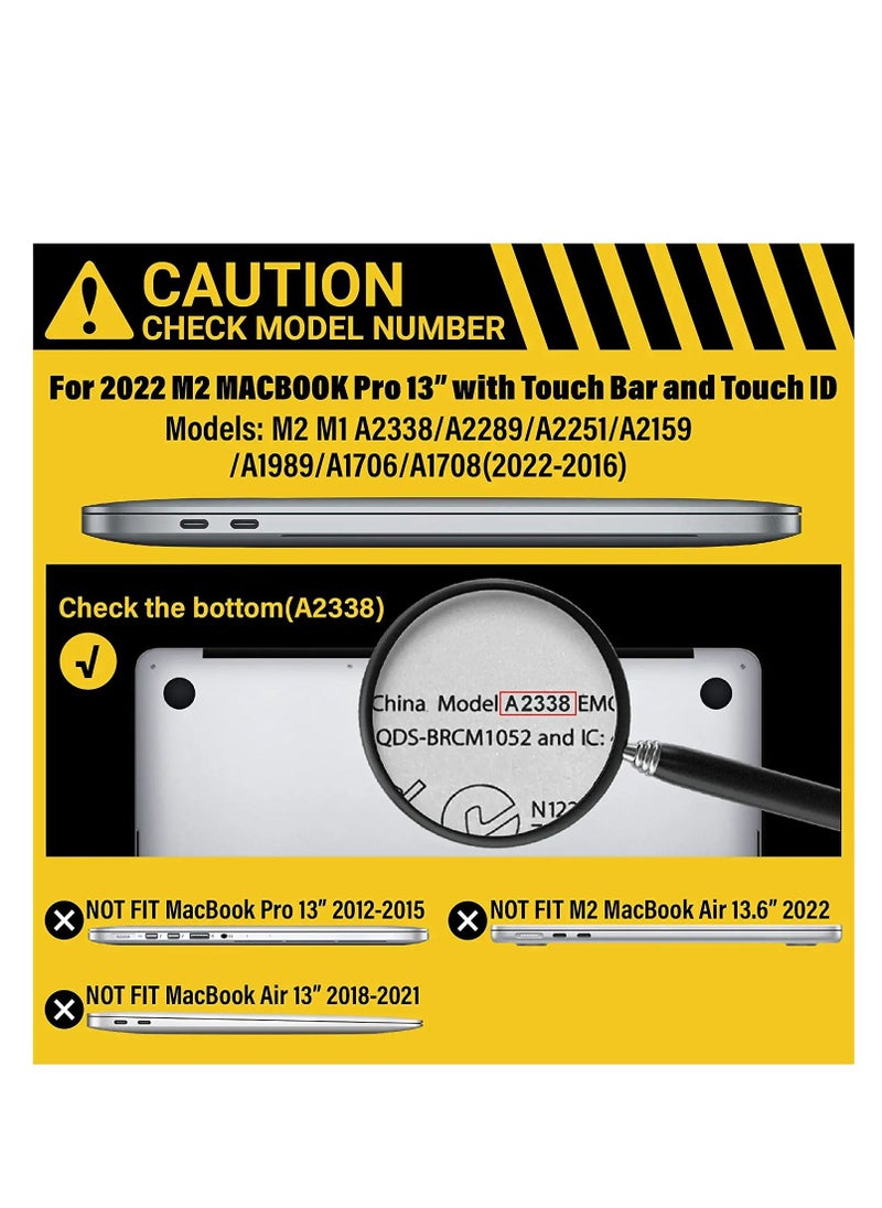 Compatible with MacBook Pro 13 inch Case 2022 2021 2020-2016 M2 M1 A2338 A2289 A2251 A2159 A1989 A1706 A1708 with/without Touch Bar,Protective Plastic Hard Shell Case Cover--Frost Clear - pzsku/Z98E4CF99EEA389874FB8Z/45/_/1670568458/1f945bc7-a6d8-45f6-a2fe-e89766d55dbf