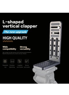 SYOSI L Camera Bracket, Vertical Horizontal Switching Tripod Quick Release Plate Universal for DSLR Camera for Canon for Nikon for Sony for DJI for Osmo for Ronin for Zhiyun Stabilizer Tripod Monopod  - Image 3