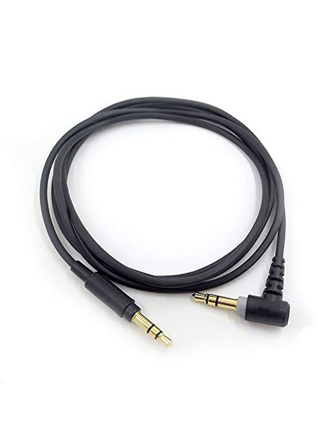 Replacement Headphones Audio Cable Cord Compatible with Sony MDR-10R / MDR-100ABN / MDR-1A / MDR-XB950B1 / MDR-1000X / MDR-1ADAC Headphones - Black