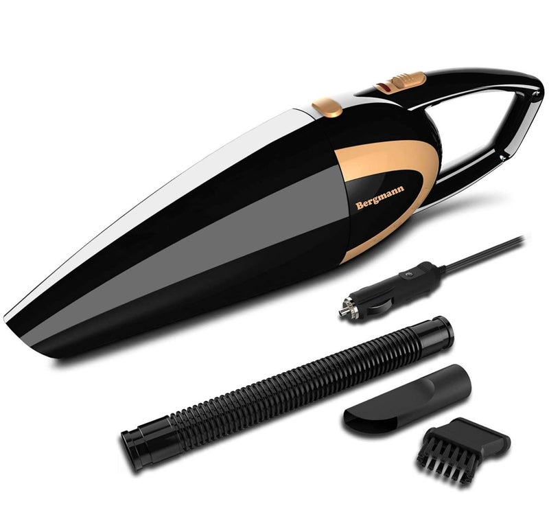 Bergmann Stunner Car Vacuum Cleaner with Stainless Steel HEPA Filter (Black) - Image 1