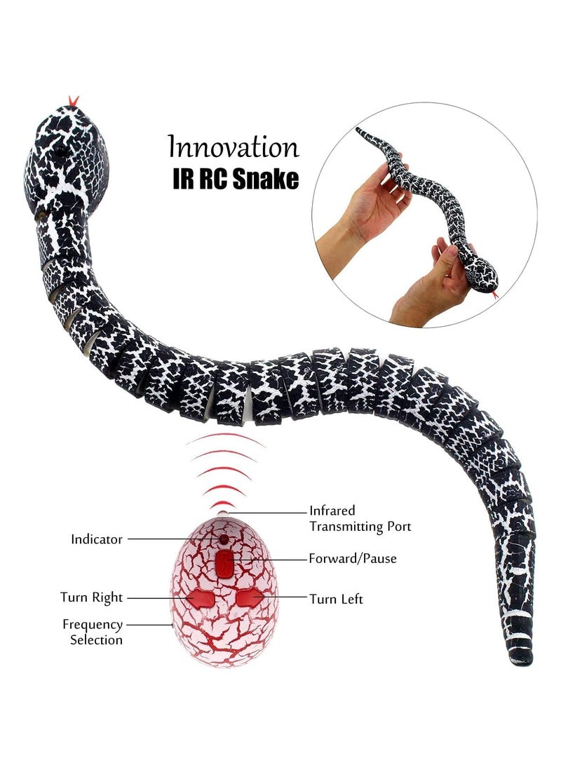 Remote Control Rattle Snake - Realistic Robot Snake Toy with Infrared Receiver - Rc Animal Prank Toy Perfect for Kids Ages 4 Up or for Adult Pranks - Makes a Great Gift - Image 3