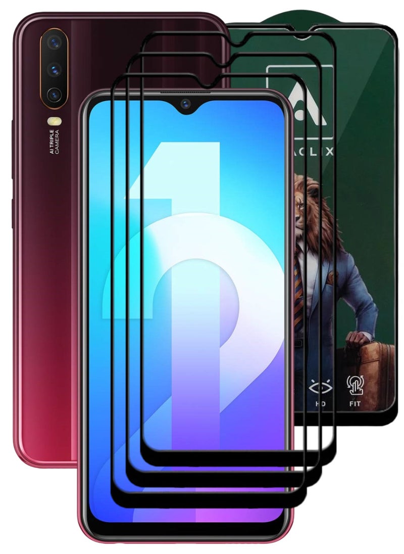 ACLIX 3 Pieces Antistatic ESD Dustproof Premium Quality High Definition Tempered Glass Screen Protector Designed For vivo Y12 - Image 1