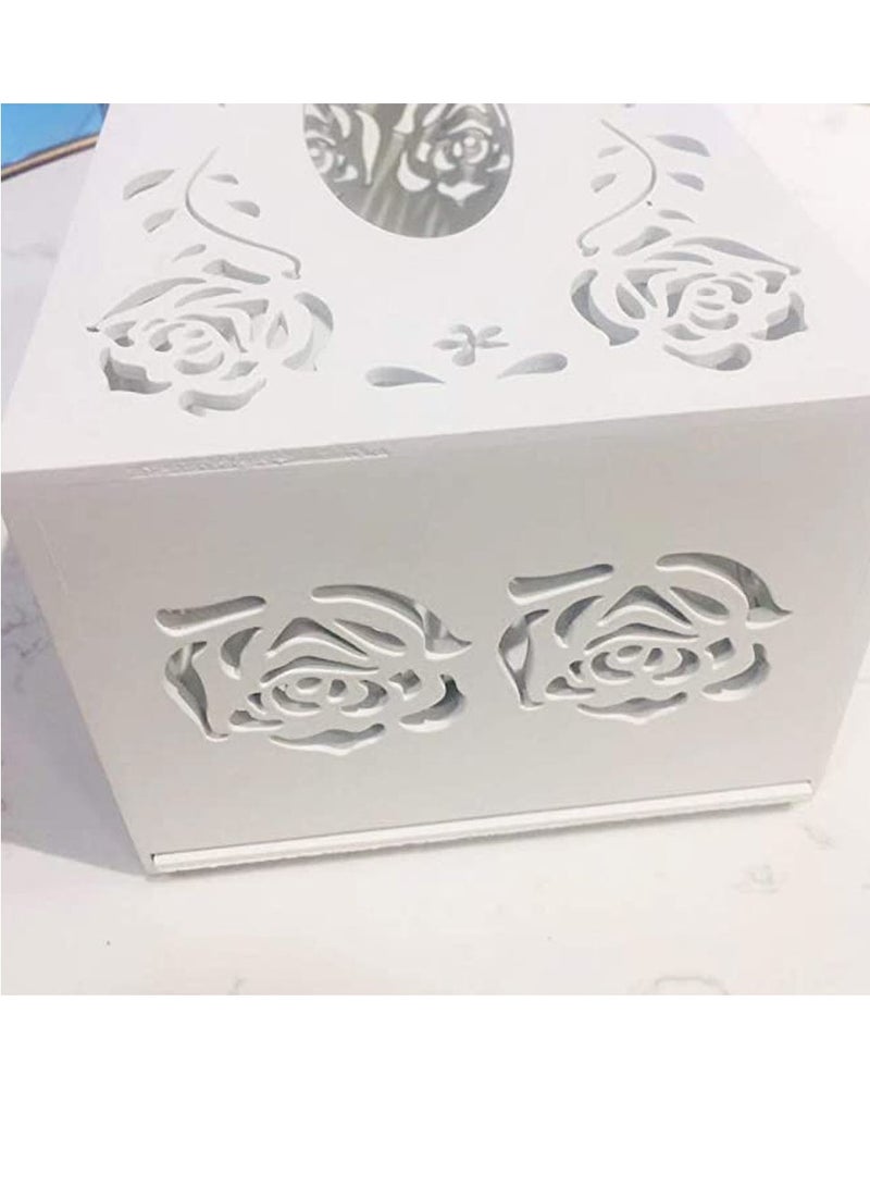 Premium MDF Wood Tissue Box Holder – Modern Decorative Tissue Dispenser for Home, Office, Car, Hotel & Restaurant – Fits Standard Square Tissue Boxes & Loose Tissues - Image 4