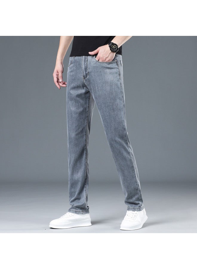 Tucano lightweight Summer Men's Jeans - Simple, Versatile, Comfortable And Skin-friendly Casual Pants - Image 3