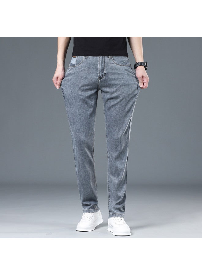 Tucano lightweight Summer Men's Jeans - Simple, Versatile, Comfortable And Skin-friendly Casual Pants - Image 4