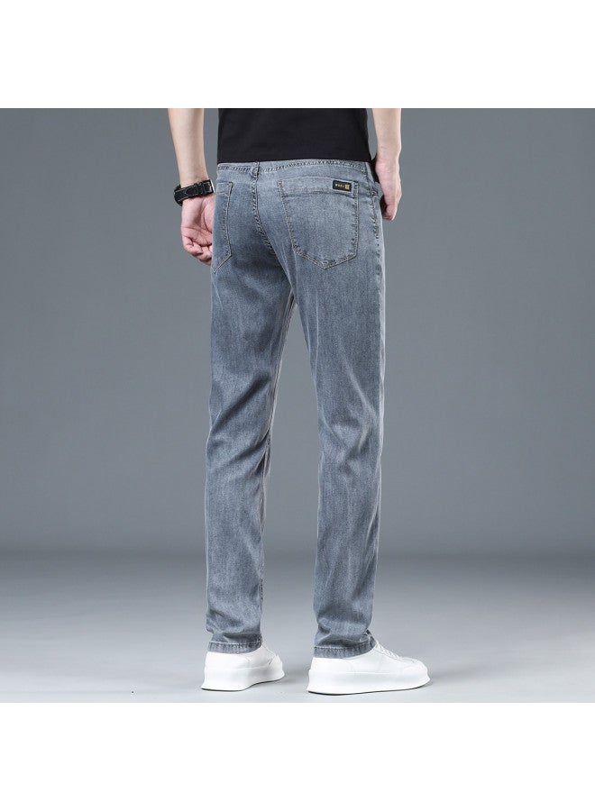 Tucano lightweight Summer Men's Jeans - Simple, Versatile, Comfortable And Skin-friendly Casual Pants - Image 5