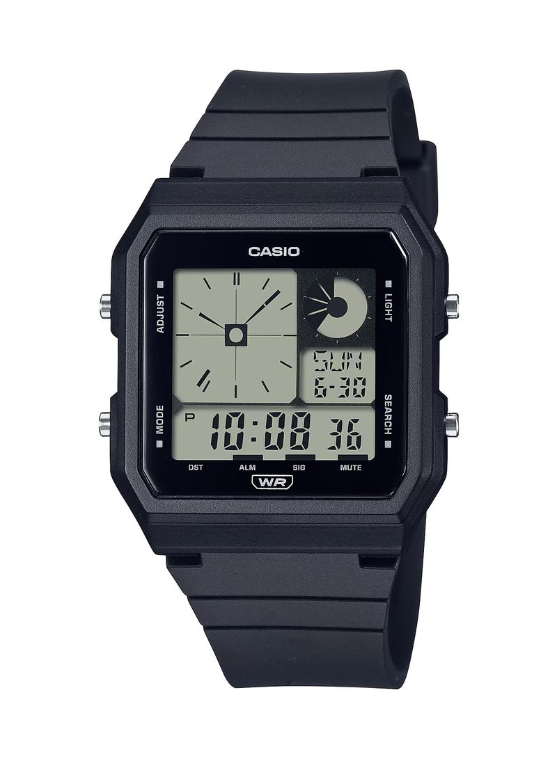 Casio Women's Watch - LF-20W-1ADF Black Dial, Black Band - Image 1