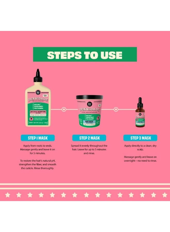 Lola from Rio قناع شعر دنسيديد مع النياسيناميد والكافيين - يغذي ويقوي الخصل بعمق، يعزز شعر أكثر كثافة وامتلاء (250 غ) - Image 5