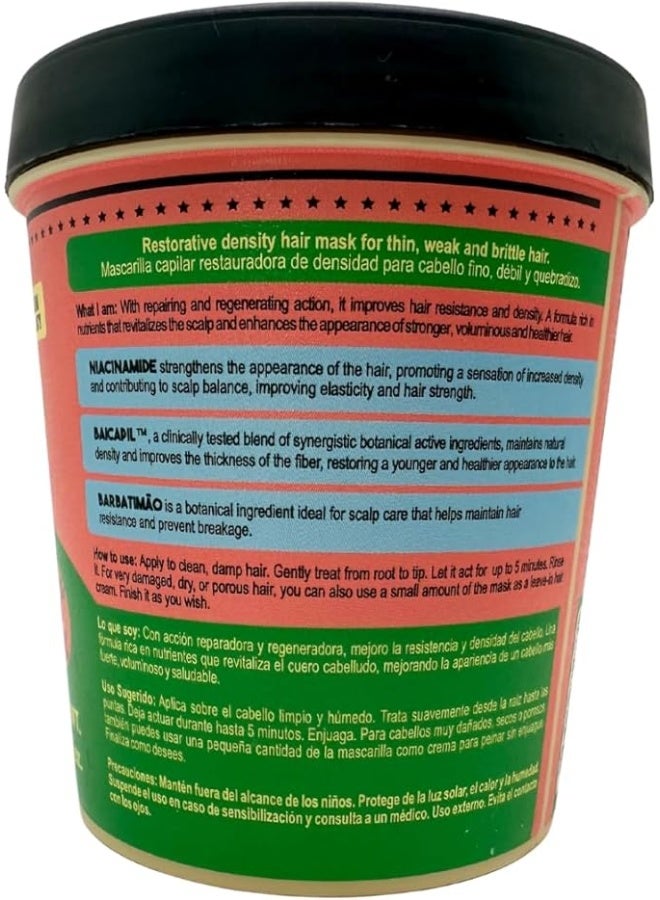 Lola from Rio قناع شعر دنسيديد مع النياسيناميد والكافيين - يغذي ويقوي الخصل بعمق، يعزز شعر أكثر كثافة وامتلاء (250 غ) - Image 2