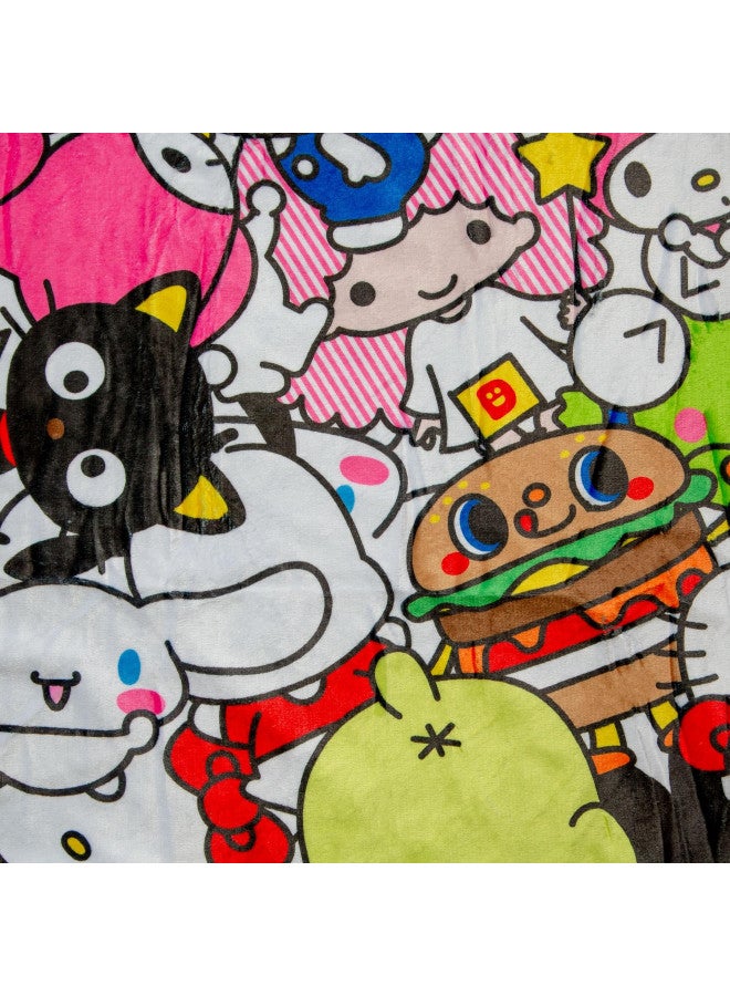 Surreal Entertainment Sanrio Hello Kitty And Friends Fleece Throw Blanket | 54 x 72 Inches  - Image 3