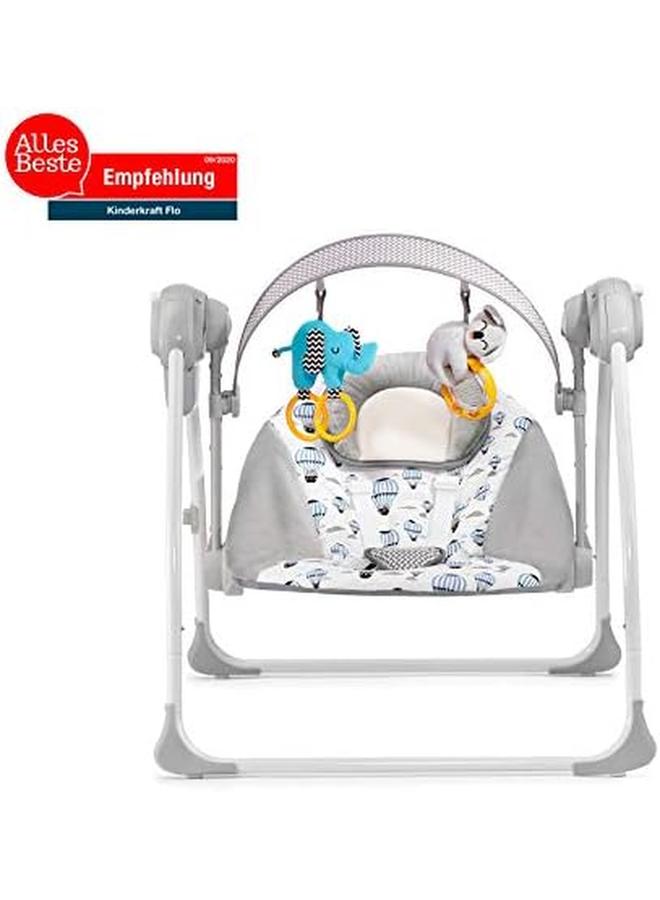Kinderkraft Flo Swing And Bouncer 2 In 1 Baby Rocker 3.95 Kg Pack Of 1 0 2 Months - Image 2