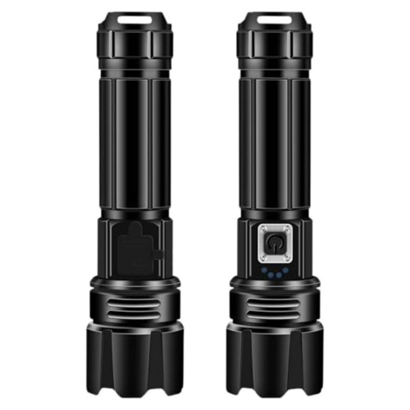 Tactical Handheld Torch for Outdoor Activities - IP67 Waterproof Zoomable Light - Portable High-Visibility Equipment for Desert Camping, Hiking and Emergency - 5 Lighting Modes, Durable Aluminum Body - Image 5