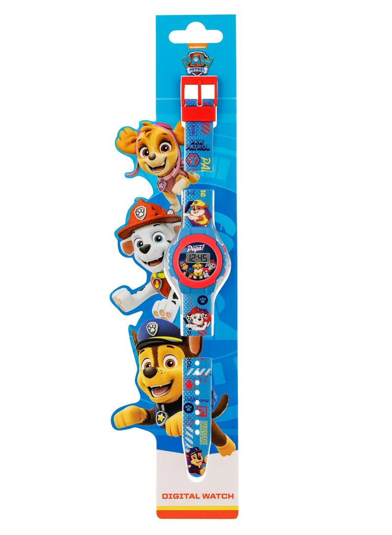 PAW PATROL Nickelodeon Paw Patrol Blue and Red Digital Boys Watch - PAW4555