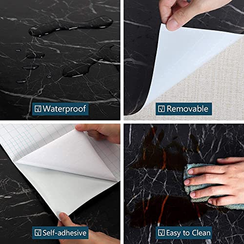 Barebeauty Self-Adhesive Wall Sticker Waterproof Anti Mode and Heat Resistant Drawer Kitchen Oil Proof Foil Stickers Kitchen Wallpaper (45cm X 300cm) (Pack of 1) - Image 4