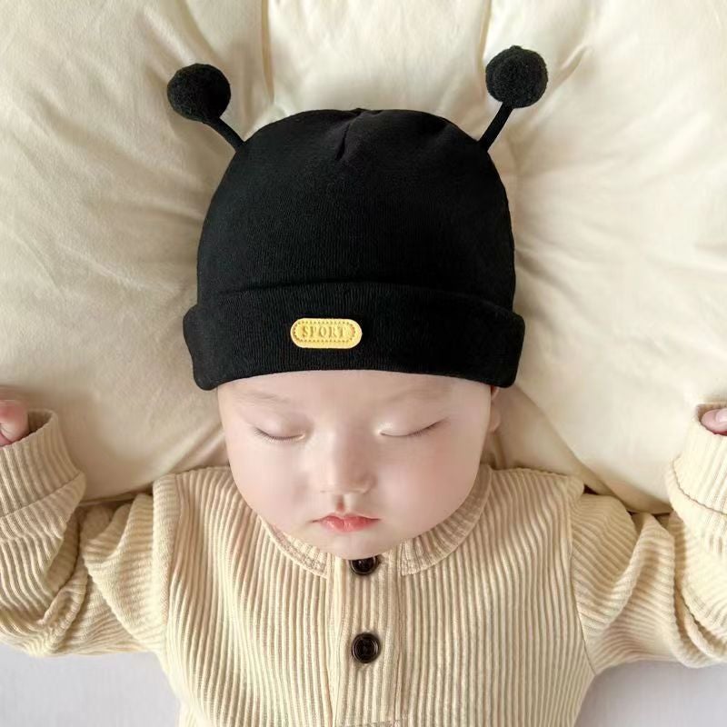 Cute Cotton Baby Hat Spring/Autumn 12 pink-bow  - Image 5