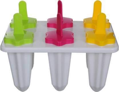 Unequetrend 8 6 Pcs Ice Cream Candy Kulfi Maker Popsicle Mould Set Multicolor Multicolor Plastic Ice Cube Tray Pack of2 - Image 2