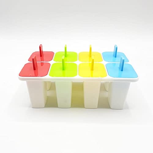 Unequetrend 8 6 Pcs Ice Cream Candy Kulfi Maker Popsicle Mould Set Multicolor Multicolor Plastic Ice Cube Tray Pack of2 - Image 5