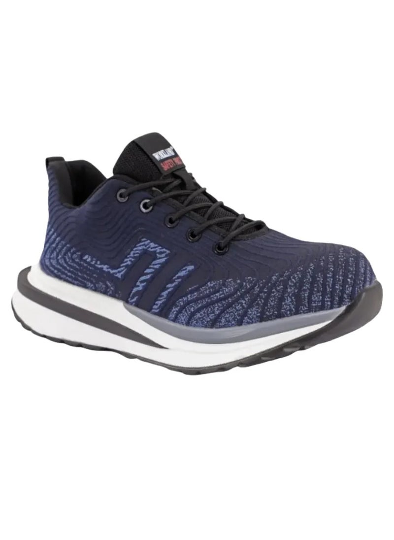 Workland - Low Ankle Non-Metal Safety Shoe - Navy/Light blue - Image 1