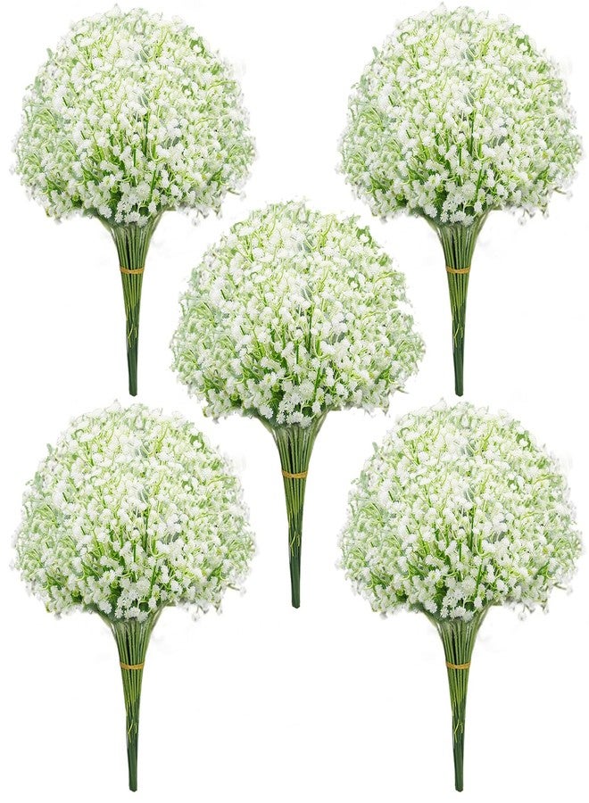 Eeaivnm 100 Pcs Artificial Baby's Breath Flowers,Artificial Flowers Real Touch Fake Gypsophila Bulk for Wedding Centerpieces, Home Party Garden Decoration - Image 1