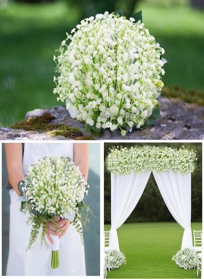 Eeaivnm 100 Pcs Artificial Baby's Breath Flowers,Artificial Flowers Real Touch Fake Gypsophila Bulk for Wedding Centerpieces, Home Party Garden Decoration - Image 3