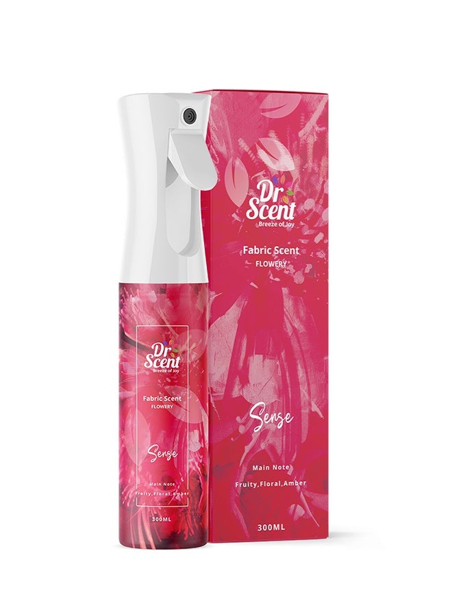Dr Scent Breeze of Joy Fabric Spray Sense with Distinctive Notes Sweet Fruit, Strong Floral hints, and Ending with Bold Notes Amber (300ml) - Image 1