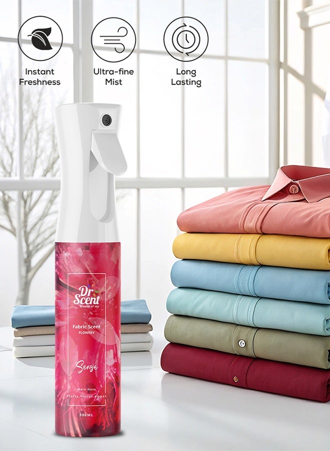 Dr Scent Breeze of Joy Fabric Spray Sense with Distinctive Notes Sweet Fruit, Strong Floral hints, and Ending with Bold Notes Amber (300ml) - Image 5