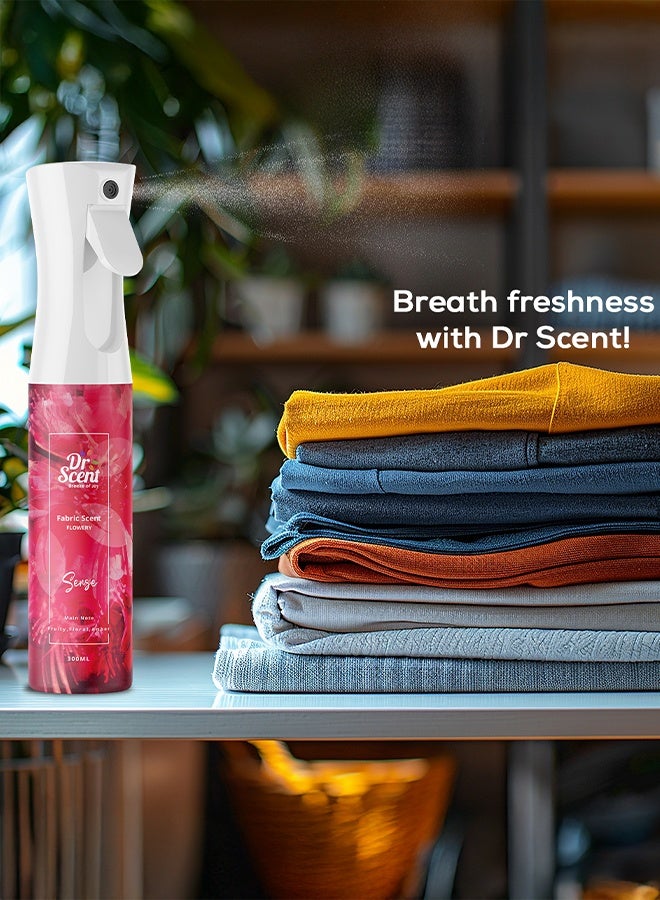 Dr Scent Breeze of Joy Fabric Spray Sense with Distinctive Notes Sweet Fruit, Strong Floral hints, and Ending with Bold Notes Amber (300ml) - Image 4