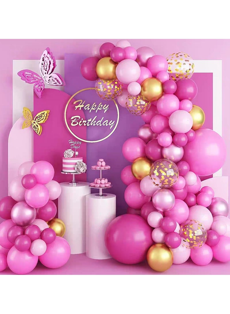 Multicolour Birthday Party Balloon Set, 79 PCS Birthday Decorations, Party Decoration Ambiance Set for Graduation, Baby Shower, Wedding, Birthday - Image 1
