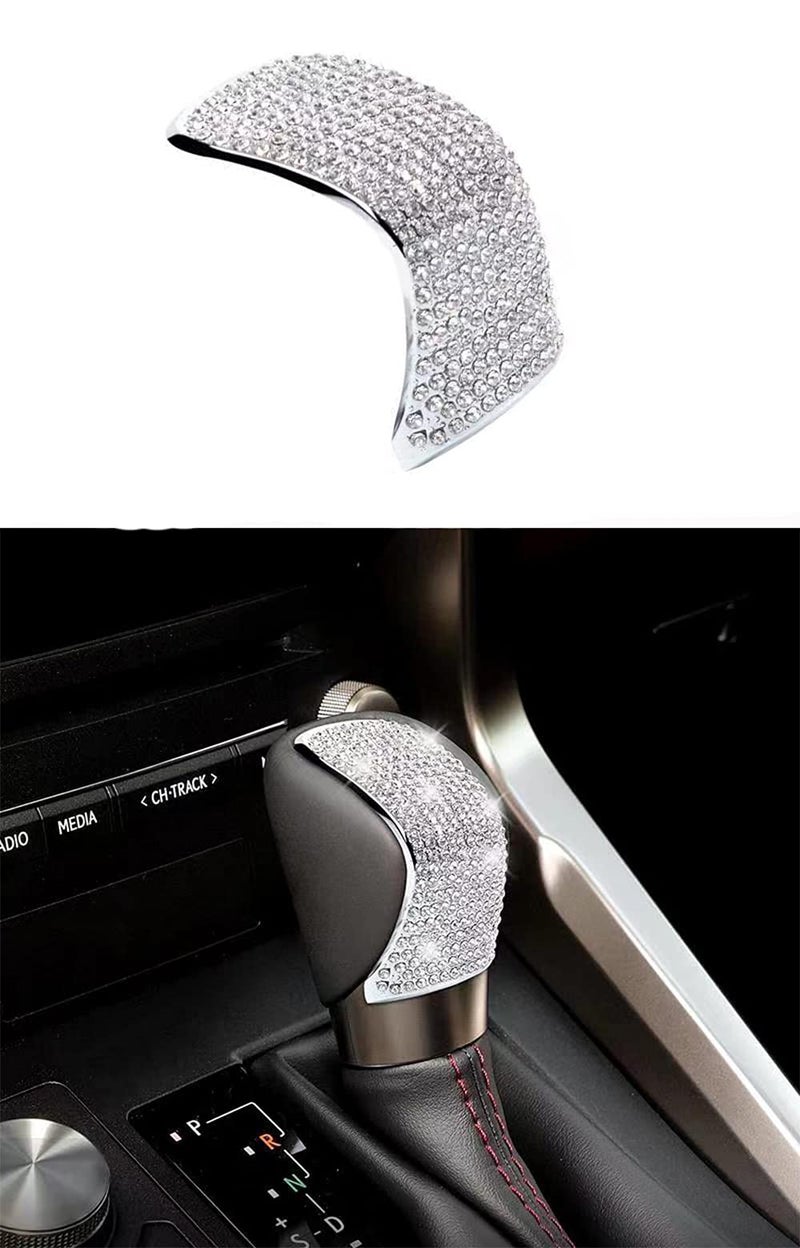 CONGCONG for Lexus Bling Crystal Shifter Gear Lever Accessories Compatible with Lexus 20162018 ES 20152022 NX 20162022 RX 20142022 is 20152022 RC 20162022 GS 20202022 GX460