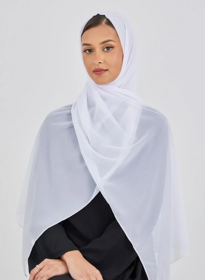 ستايلي Styli Solid Chiffon Hijab
